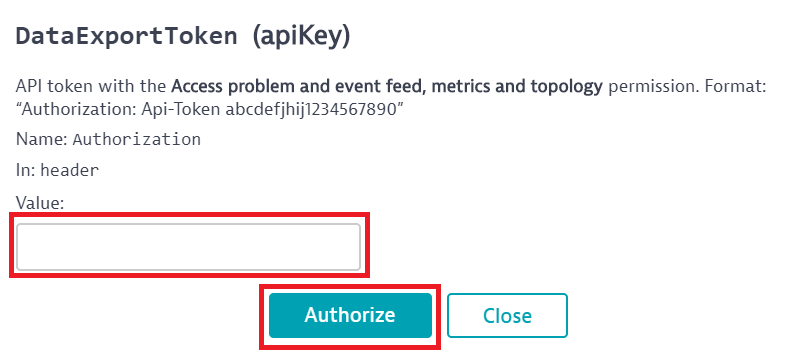 Authorise API with Token